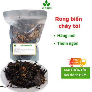 Rong biển cháy tỏi 100gr snack ăn vặt An Nhiên