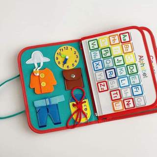 Cặp Bận Rộn Montessori Cao Cấp Gồm Nhiều Hoạt Động Giáo Dục Sớm Cho Bé