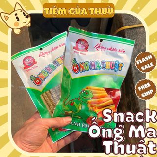  Bim Bim Ống Ma Thuật Ba Anh Em Food Snack Que ăn vặt tuổi thơ 