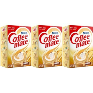 Combo 3 Hộp Bột kem coffee mate 450gram - Nestle. Pha trà sữa, cà phê.