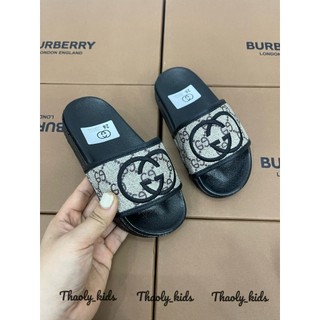 💥FREESHIP💥 Dép lê GC cho bé - Dép DG Mác , GC THÊU NEW. DÉP QUAI DÁN dép trẻ con chống trơn nhầy siêu nhẹ