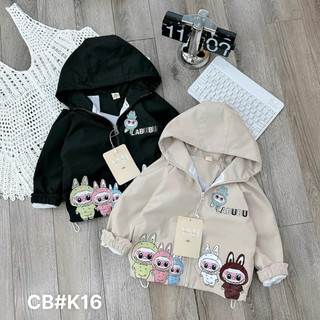 Áo khoác gió labubu CS412 cho bé trai bé gái