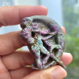 đá ruby fuchsite hình sailor moon