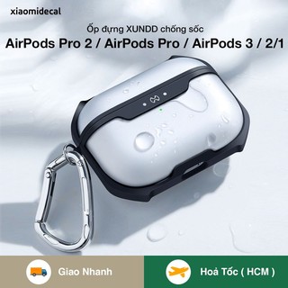 Ốp đựng XUNDD tai nghe AirPods Pro 2 / AirPods Pro / AirPods 3 / 2 / 1 chống sốc