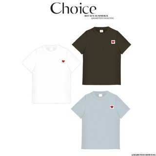  Áo Thun BOXY Thêu BASIC CHOICE.SG Cổ Tròn Cotton 100% " Tur-Top "