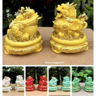 Cóc /thiềm thừ tỳ hưu tỳ hưu ngọc phong thủy ngậm tiền vàng đế xoay
