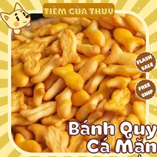 500G Bánh Quy Cá Mặn Bơ Sữa Sài Gòn, Bánh Cá Mặn, đồ ăn vặt
