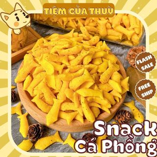  500G Bánh Cá Phồng Cay Thơm Ngon Giòn Snack Bim Bim Cay Đồ ăn vặt 