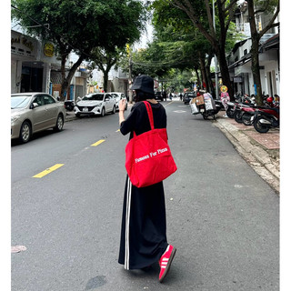 set áo đệm vai + chân váy form A dài