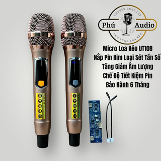 Micro Loa Kéo UT108 UT109 T8241 Vỏ Nắp Pin Nhôm