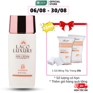 Kem Chống Nắng Hóa Học LACO Luxury Sun Cream 50ml SPF45 PA++++ | Linh Spa