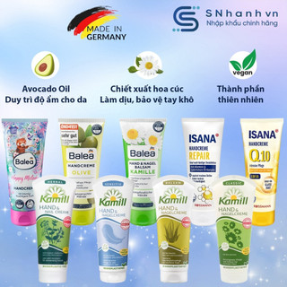 Kem dưỡng tay Kamill - Isana - Balea  Đức Tuýp 100ml