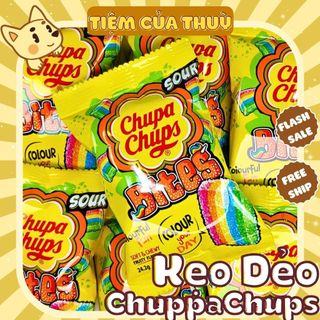 Kẹo dẻo trái cây chupa chups sour bites gói 24g