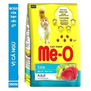 Thức Ăn cho mèo Me-O Adult 350g Vị Hải sản Cá Ngừ Cá thu Hạt cho mèo trưởng thành - BossCuaBanCanGi