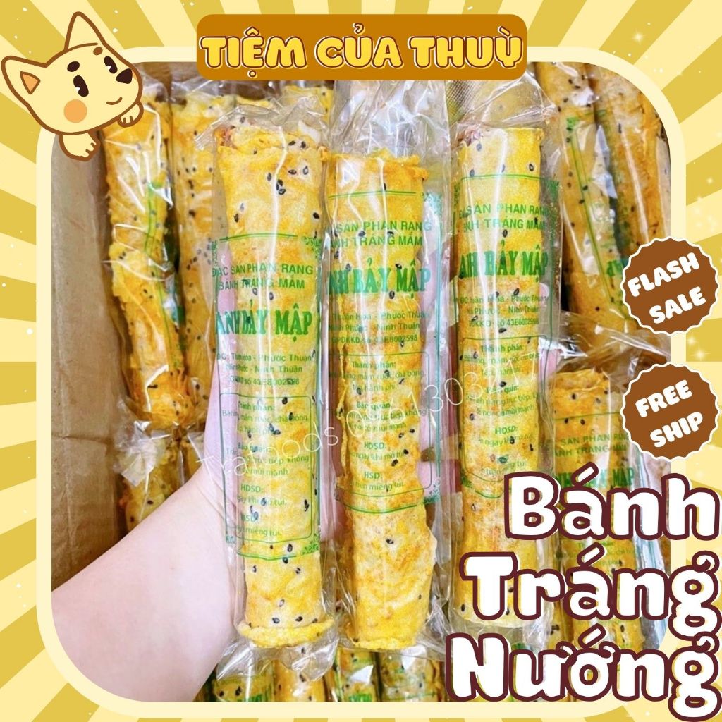 Bánh Tráng Nướng Cuộn Mắm Ruốc Anh Bảy Mập, Bánh Tráng Anh Bảy Mập, đồ ăn vặt