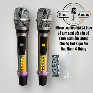 Micro loa kéo ugx23 plus tiết kiệm pin