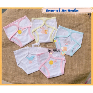 Tã dán mặc bỉm hiệu HELLO B₫B set 5 cái size 3-9kg vải cotton mềm mại,thoáng mát