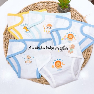 Tã dán mặc bỉm hiệu HELLO B₫B set 5 cái size 3-9kg vải cotton mềm mại,thoáng mát