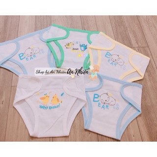 Tã dán mặc bỉm hiệu HELLO B₫B set 5 cái size 3-9kg vải cotton mềm mại,thoáng mát