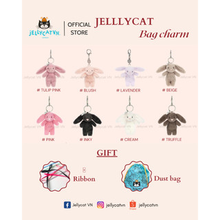 Móc khoá, phụ kiện treo cặp, charm treo túi, treo balo Jellycat bag charm cheapmoment vs Jisoo Blackpink [kèm 𝗱𝘂𝘀𝘁 𝗯𝗮𝗴]