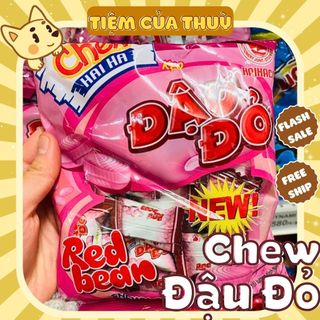 Kẹo chew hải hà vị đậu đỏ gói 100g