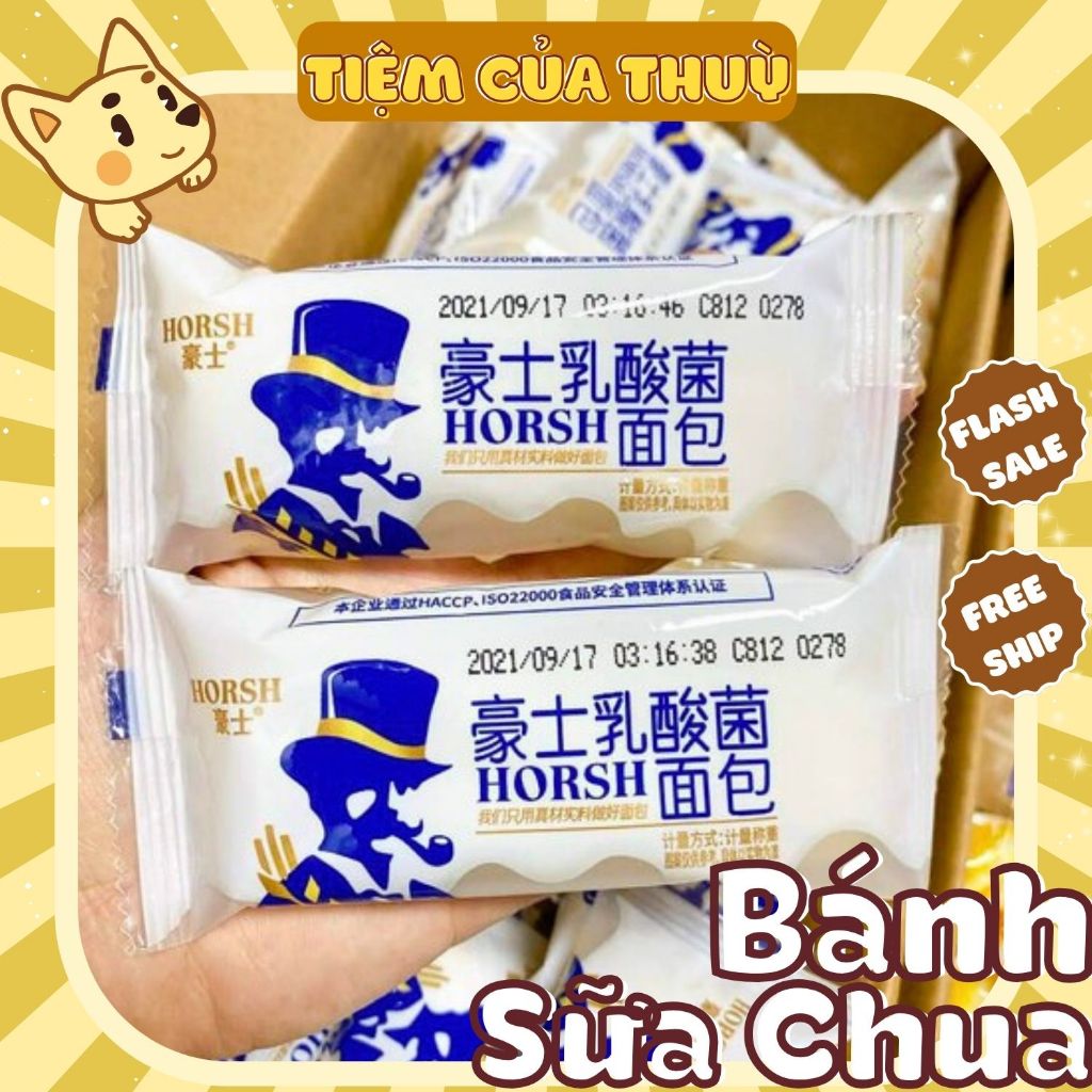 Bánh Sữa Chua ✌FREESHIP✌ Bánh Sữa Chua Đài Loan HORSH thơm ngon hấp dẫn (1 chiếc)