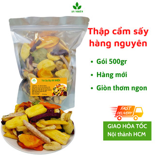 Trái cây sấy Thập cẩm hàng nguyên rau củ sấy An Nhiên