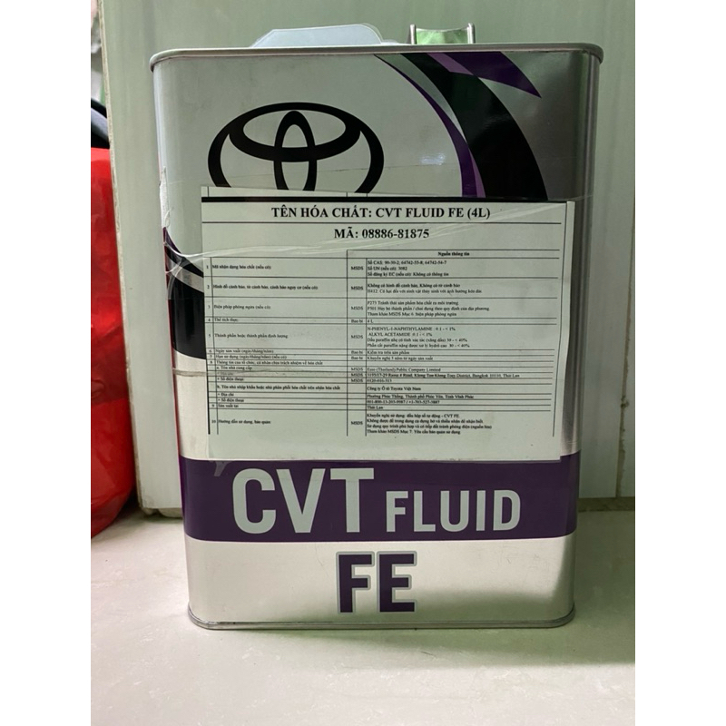 Nhớt hộp số tự động CVT chính hãng Toyota