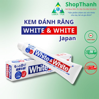 Kem Đánh Răng White & White Lion Nhật Bản Tuýp 150g