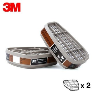 Phin lọc độc 3M / phin lọc hơi hữu cơ 3M 6001 giá là dành cho 1 cặp sử dụng cho mặt nạ 3M 6200 và 3m 7502