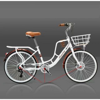 Xe đạp xaming, bdf mini đề 7 tốc nữ size 24-26 mẫu mới nhất 2024- hàng nhập khẩu chính hãng