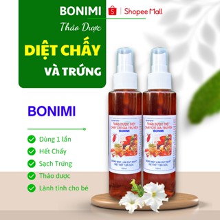  Dầu Diệt Chấy Chí BONIMI 150ml. Xịt Ủ Chấy Thảo Dược. Dầu Gội Chấy Chí. Diệt Trí 