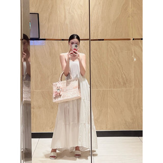 𝐂𝐚𝐥𝐢𝐬𝐭𝐚 𝐃𝐫𝐞𝐬𝐬 - Đầm Midi Thô Hàn Dáng Dài Tầng ( ảnh chính chủ )
