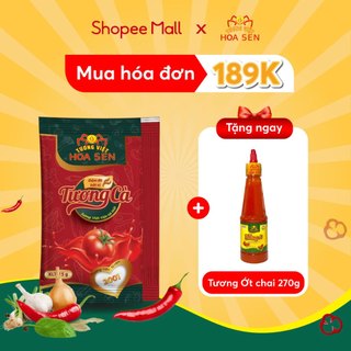 Tương cà gói 15g bịch 100 gói mm- tương việt hoa sen