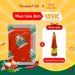 Tương ớt gói nhỏ 15g tv - túi 100 gói - tương việt hoa sen