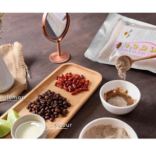 Bột đậu đỏ cafe làm mịn và sáng da 01kg