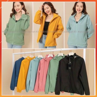  Áo Khoác Gió Nữ 2 Lớp Cao Cấp Hidoli,Áo Gió Nữ 2 Lớp Chống Nước Có Khoá Túi,Nón Tháo Rời 