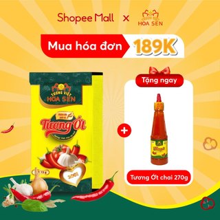 Tương Ớt Gói 15g MM/ bịch 100 gói tiện lợi -Tương Việt Hoa Sen