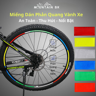 Miếng Dán Phản Quang Vành Xe Đạp, Xe Máy, Ô Tô Đa Năng Trang Trí Xe Thể Thao