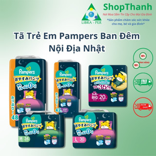 Bỉm ( Tã ) Pampers Ban Đêm Ultra Jumbo Và Super Ultra Jumbo - Nội Địa Nhật Đủ Các Size
