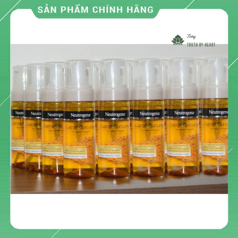 Sữa Rửa Mặt Tạo Bọt Tinh Chất Nghệ Neutrogena Calme Curcuma