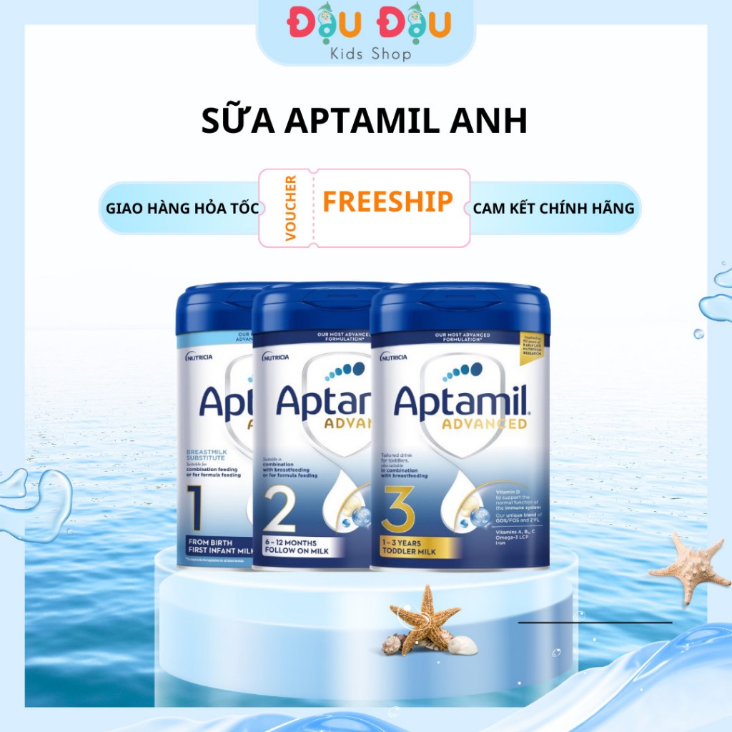 Sữa Aptamil Anh (Aptamil Advanced) mẫu mới 800g