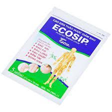 Cao dán thảo dược giảm đau Ecosip Tatra ( gói 5 miếng )