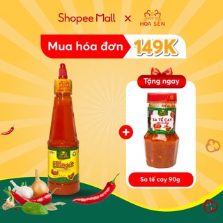 Tương ớt chai 270g - combo 10 chai- tương việt hoa sen