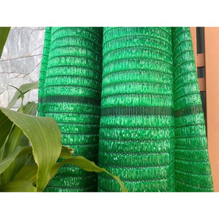 Lưới che nắng thái lan màu xanh khổ 2m, 3m 4m hàng 60% bền đẹp