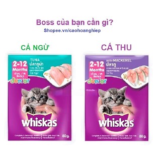 Pate cho mèo whiskas 80g