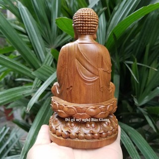 Tượng phật a di đà bằng gỗ mùi thơm