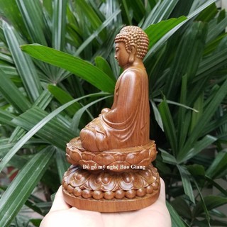 Tượng phật a di đà bằng gỗ mùi thơm