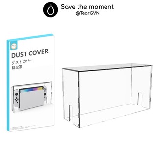 Hộp bảo vệ Dock tránh bụi Akitomo chất liệu Acrylic trong suốt cho Nintendo Switch Oled / Switch v1,2