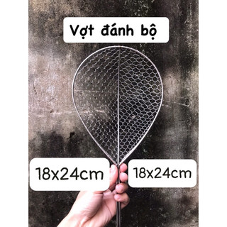 1 chiếc vợt đánh cá inox 304 kích thước 18x24cm